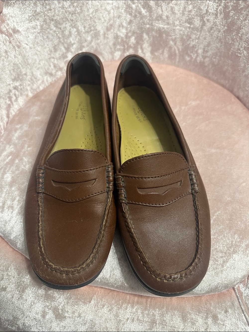 Women’s Brown Leather Penny Loafers Weejuns